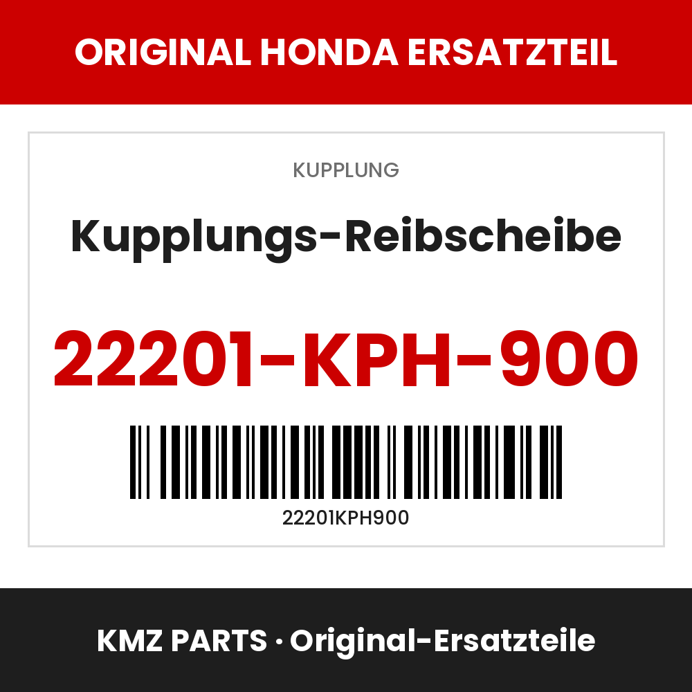 Honda Original Kupplungs-Reibscheibe 22201-KPH-900