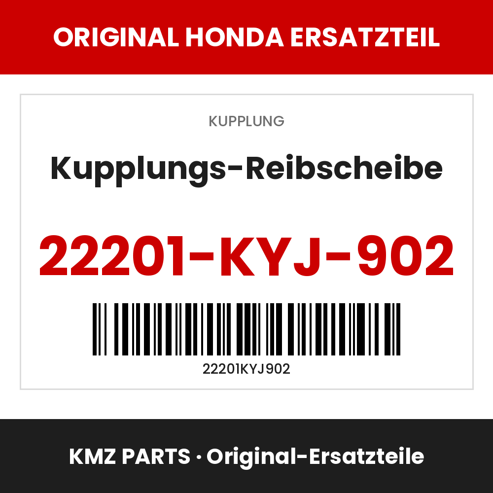 Honda Original Kupplungs-Reibscheibe 22201-KYJ-902