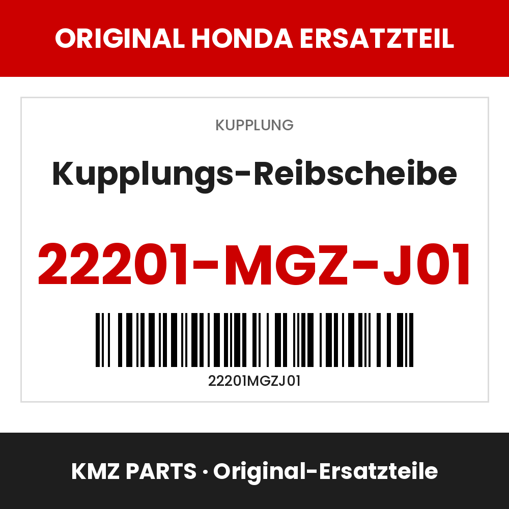 Honda Original Kupplungs-Reibscheibe 22201-MGZ-J01