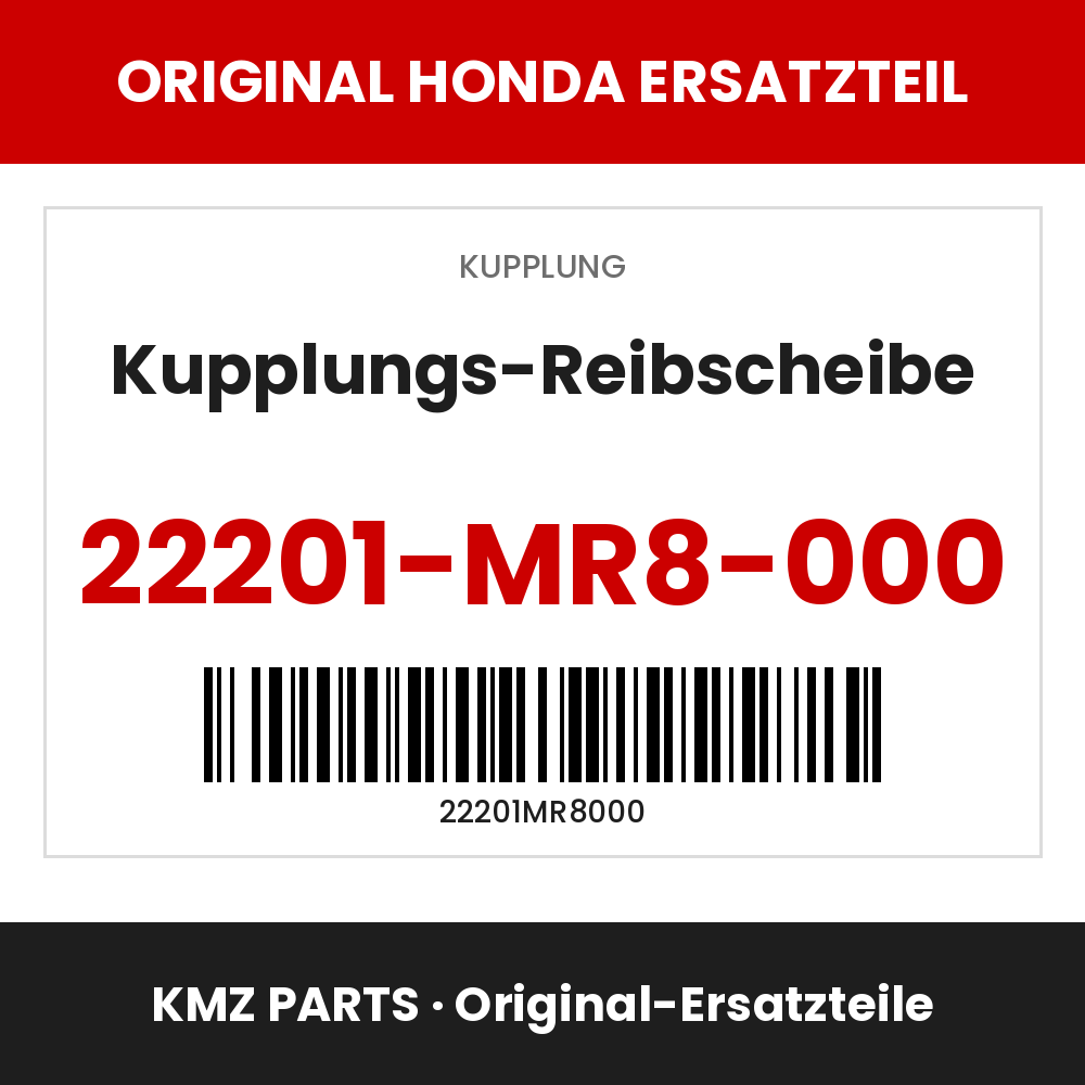 Honda Original Kupplungs-Reibscheibe 22201-MR8-000