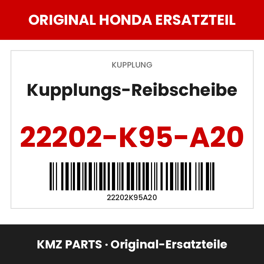 Honda Original Kupplungs-Reibscheibe 22202-K95-A20