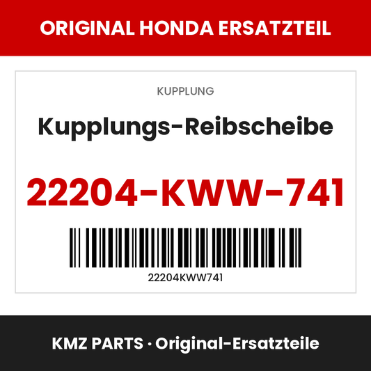 Honda Original Kupplungs-Reibscheibe 22204-KWW-741