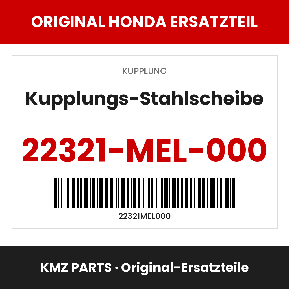 Honda Original Kupplungs-Stahlscheibe 22321-MEL-000