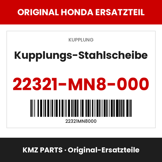 Honda Original Kupplungs-Stahlscheibe 22321-MN8-000