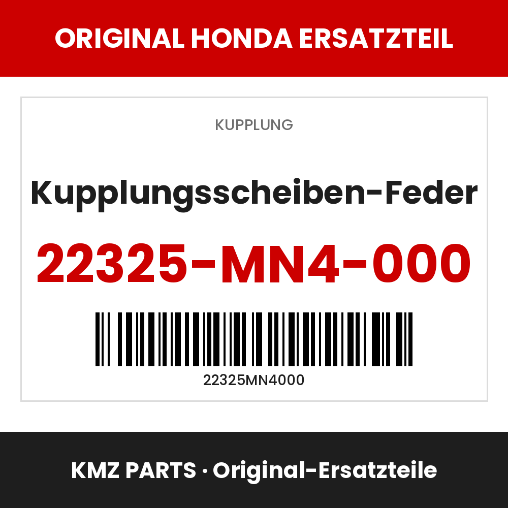 Honda Original Kupplungsscheiben-Feder 22325-MN4-000