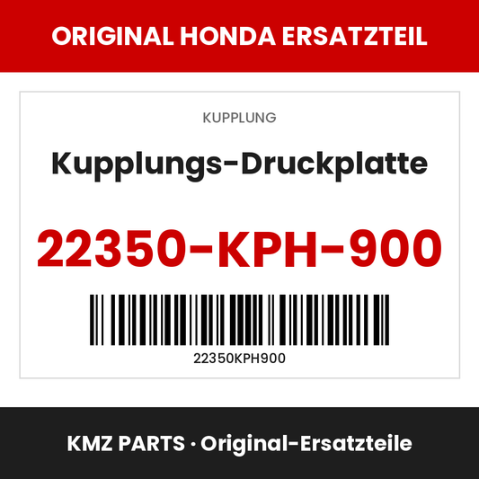 Honda Original Kupplungs-Druckplatte 22350-KPH-900