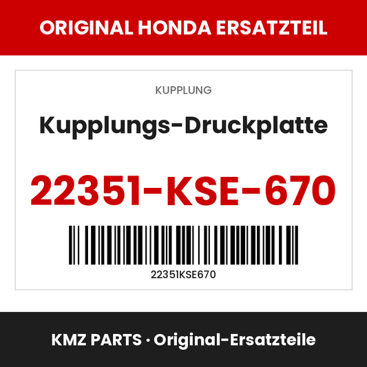 Honda Original Kupplungs-Druckplatte 22351-KSE-670