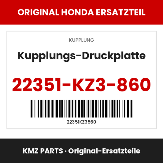 Honda Original Kupplungs-Druckplatte 22351-KZ3-860