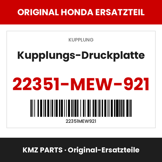 Honda Original Kupplungs-Druckplatte 22351-MEW-921