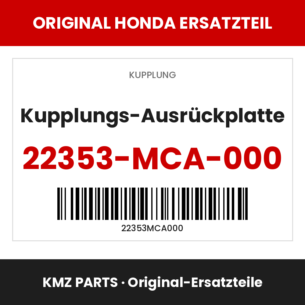 Honda Original Kupplungs-Ausrückplatte 22353-MCA-000