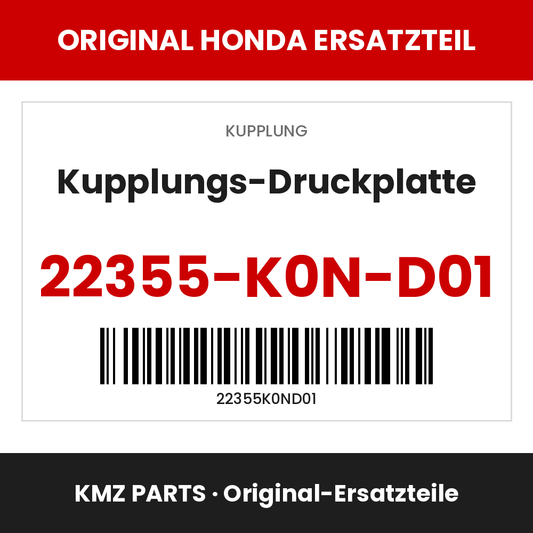 Honda Original Kupplungs-Druckplatte 22355-K0N-D01