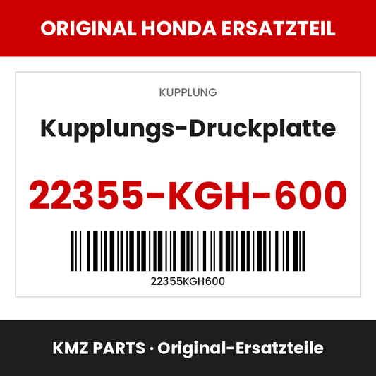 Honda Original Kupplungs-Druckplatte 22355-KGH-600