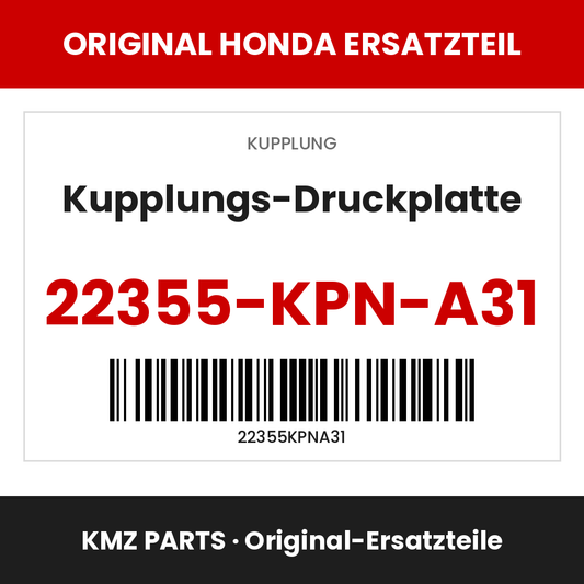 Honda Original Kupplungs-Druckplatte 22355-KPN-A31