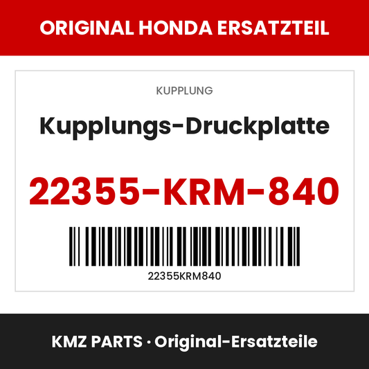 Honda Original Kupplungs-Druckplatte 22355-KRM-840