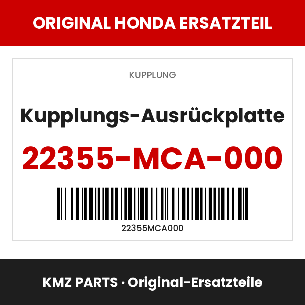 Honda Original Kupplungs-Ausrückplatte 22355-MCA-000