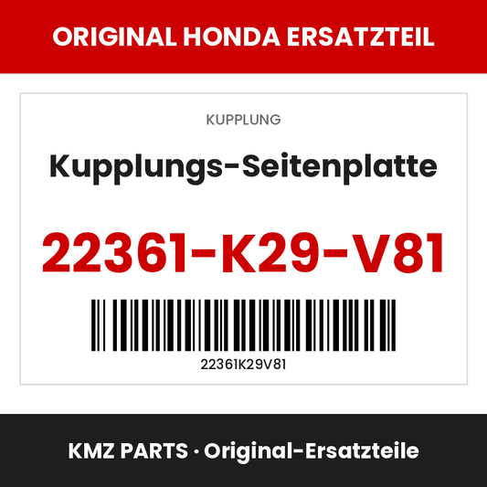 Honda Original Kupplungs-Seitenplatte 22361-K29-V81