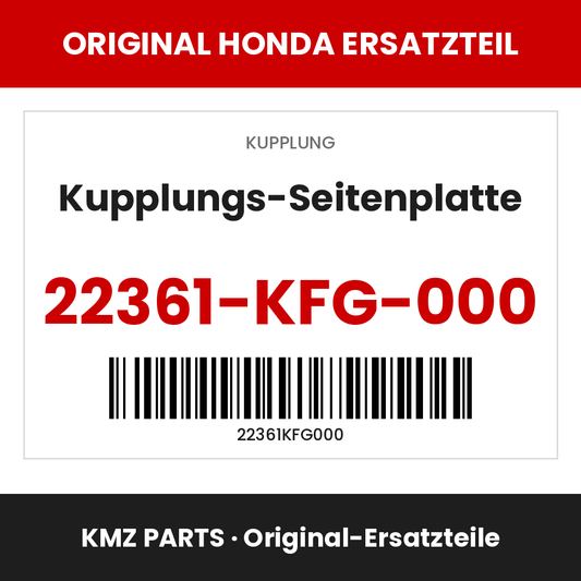 Honda Original Kupplungs-Seitenplatte 22361-KFG-000