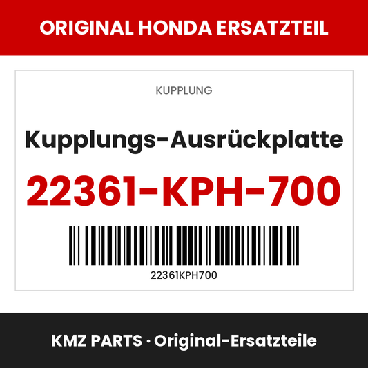 Honda Original Kupplungs-Ausrückplatte 22361-KPH-700