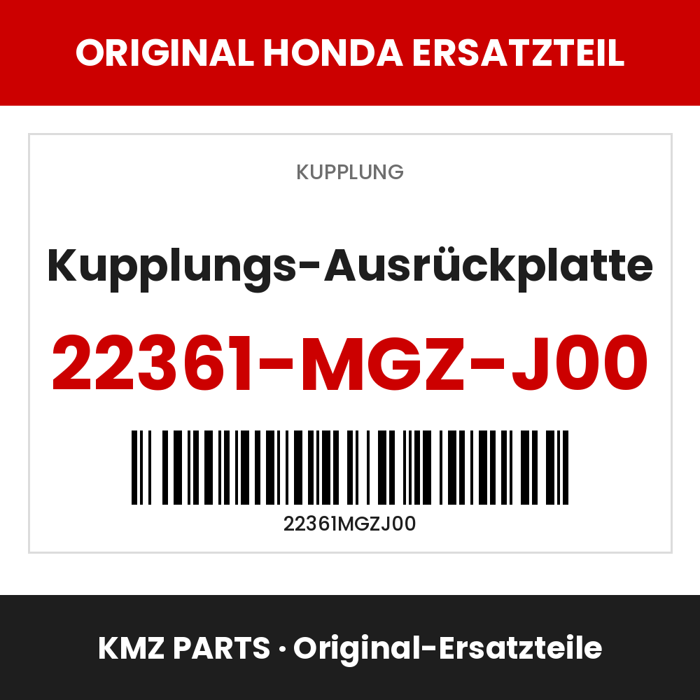 Honda Original Kupplungs-Ausrückplatte 22361-MGZ-J00