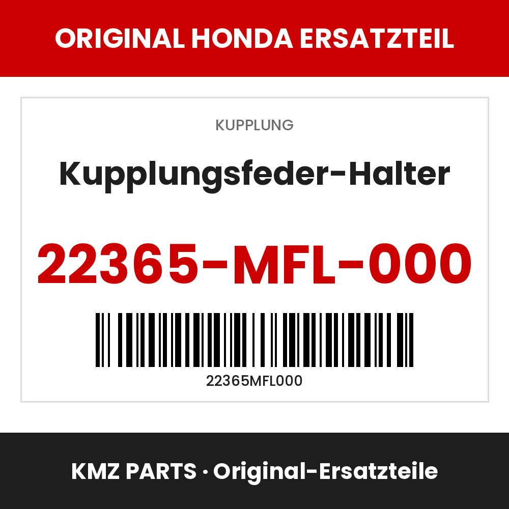 Honda Original Kupplungsfeder-Halter 22365-MFL-000