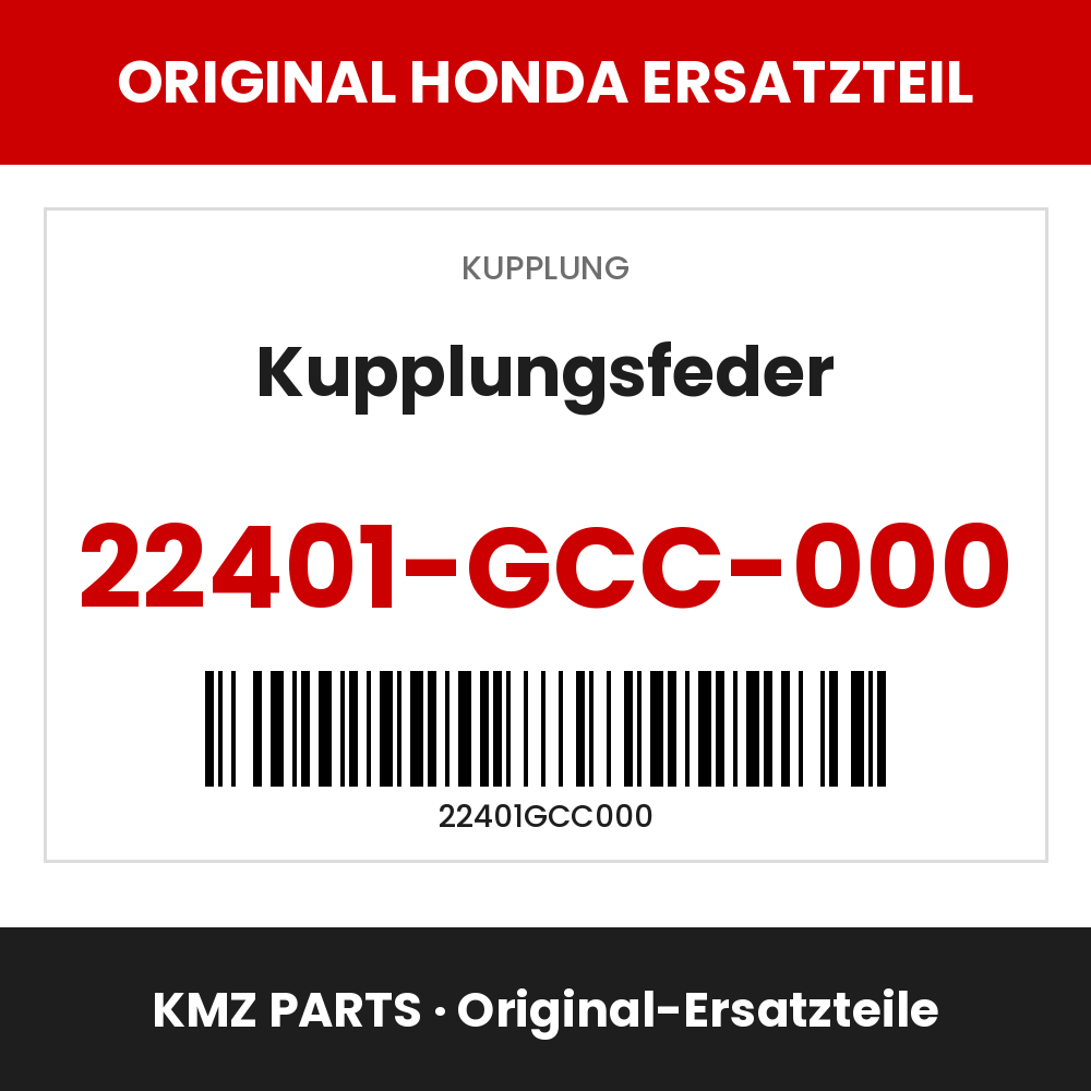 Honda Original Kupplungsfeder 22401-GCC-000