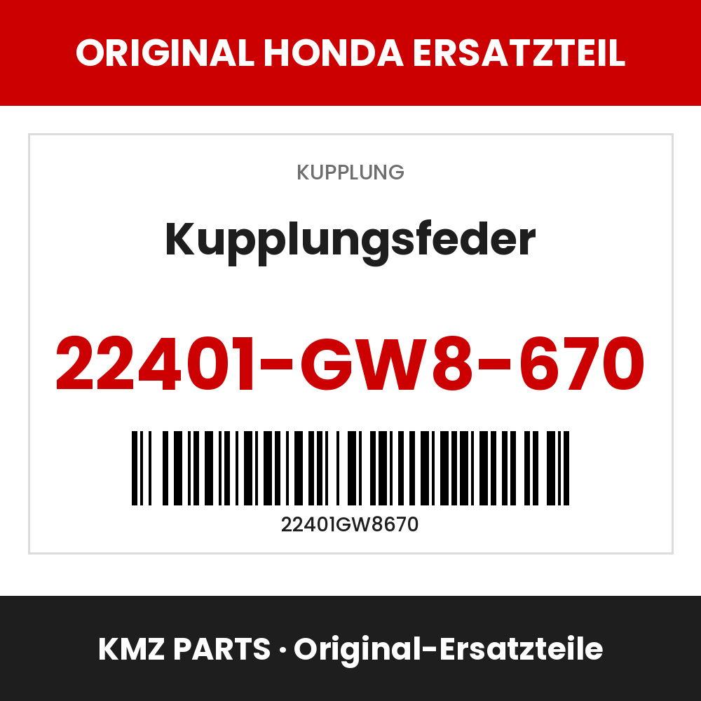 Honda Original Kupplungsfeder 22401-GW8-670