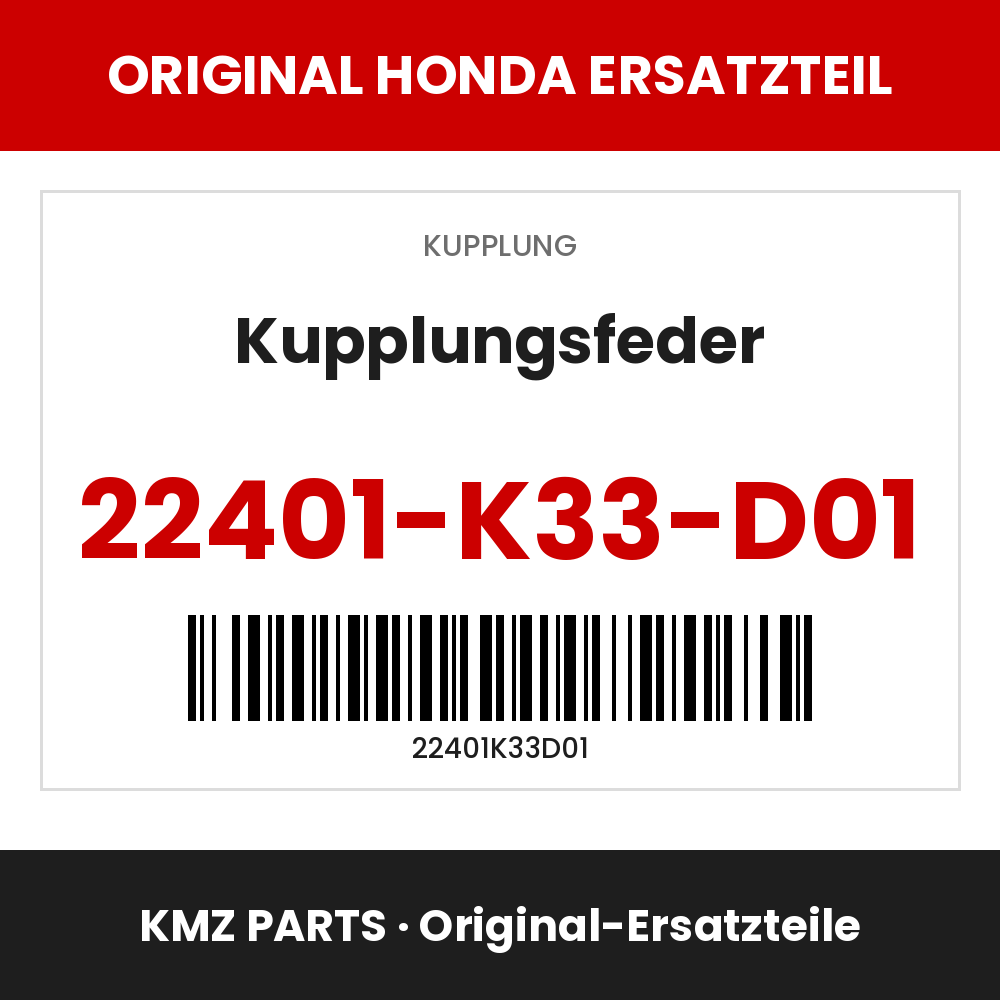 Honda Original Kupplungsfeder 22401-K33-D01