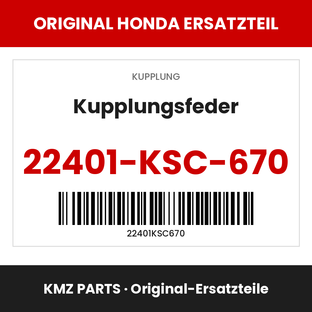 Honda Original Kupplungsfeder 22401-KSC-670