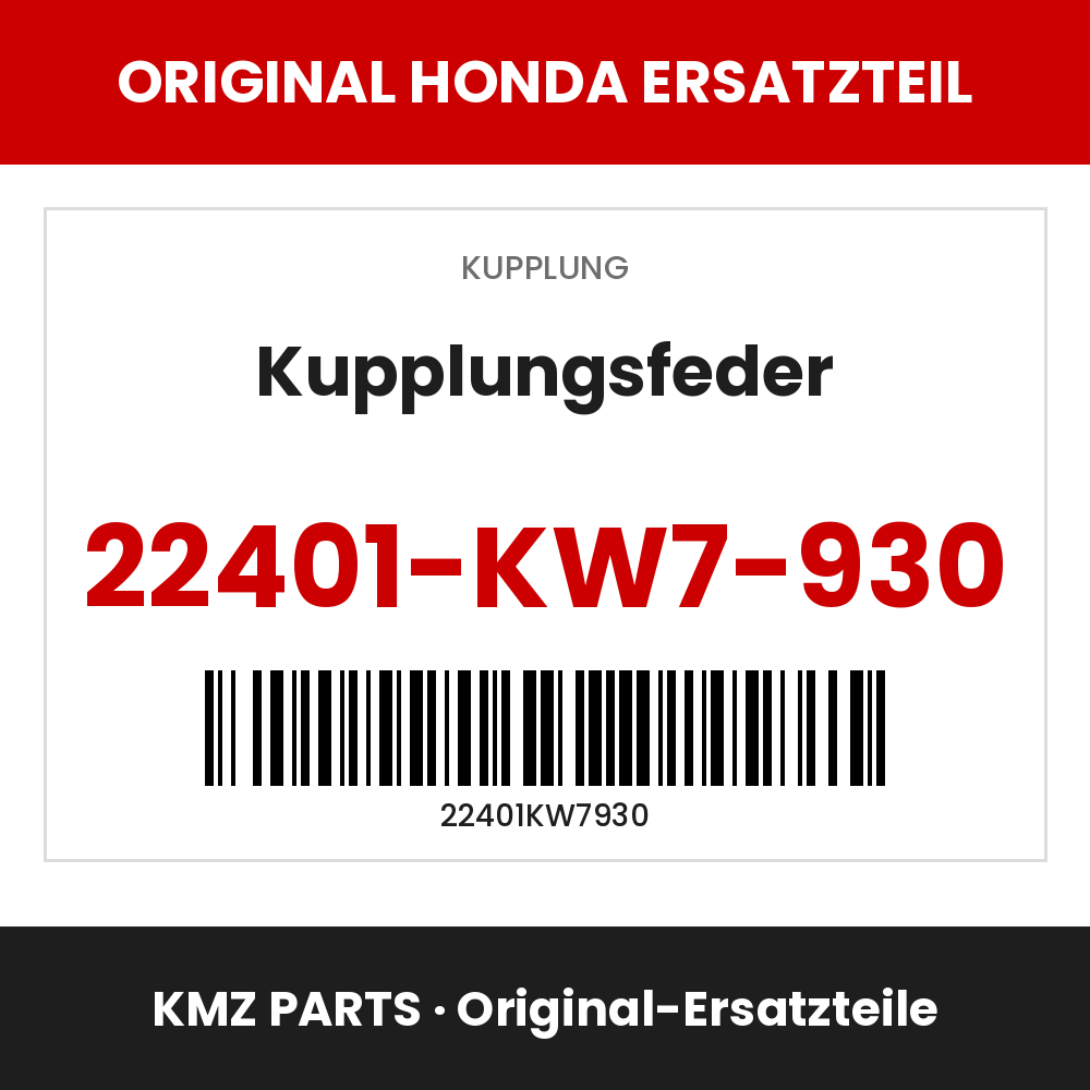 Honda Original Kupplungsfeder 22401-KW7-930