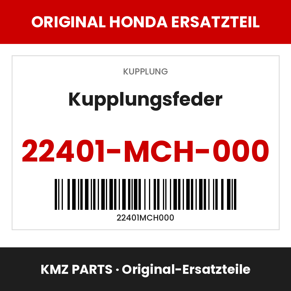 Honda Original Kupplungsfeder 22401-MCH-000