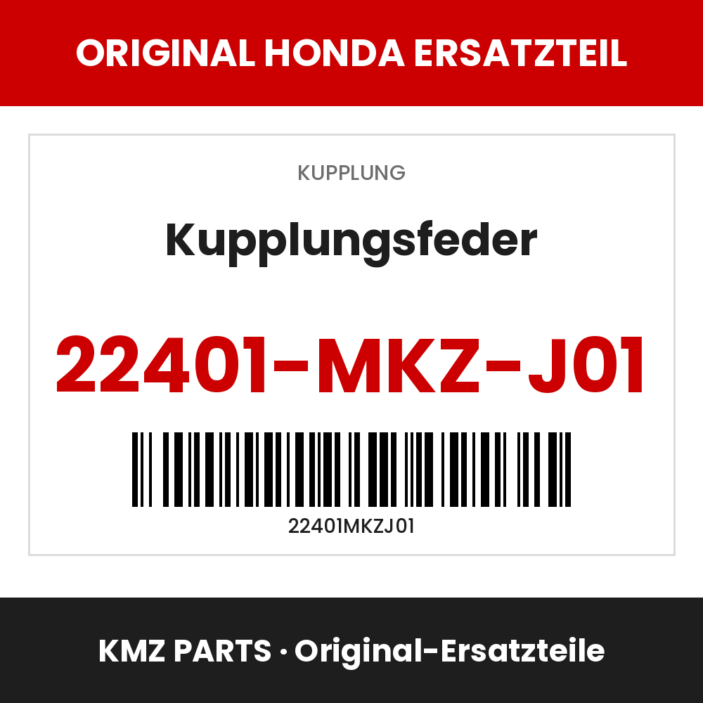 Honda Original Kupplungsfeder 22401-MKZ-J01