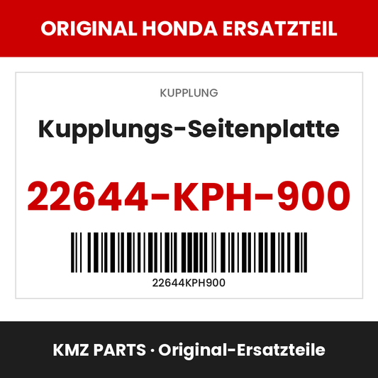 Honda Original Kupplungs-Seitenplatte 22644-KPH-900