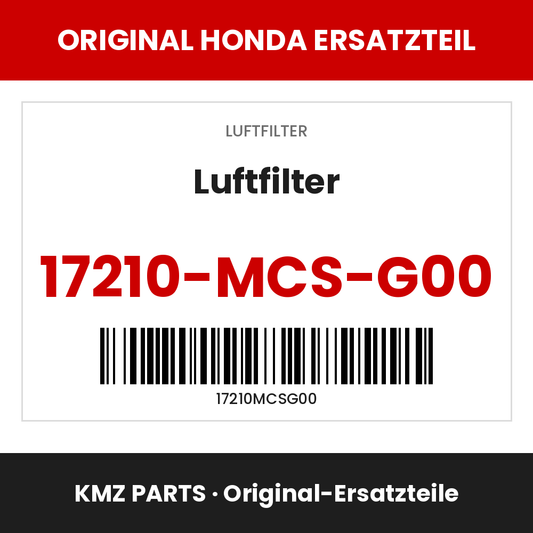 Honda Original Luftfilter 17210-MCS-G00