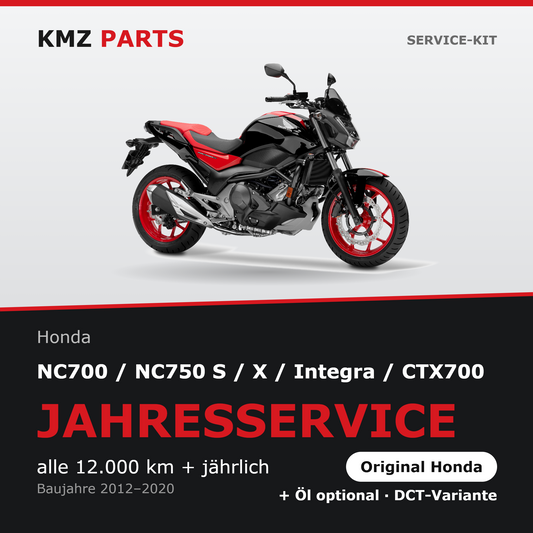 Honda NC700 / NC750 S / X / Integra / CTX700 Service-Kit – Jahresservice