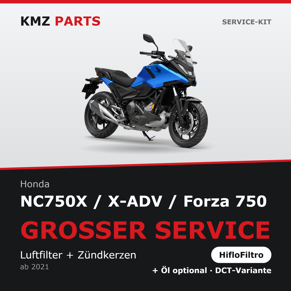 Honda NC750X / X-ADV / Forza 750 Service-Kit – Großer Service