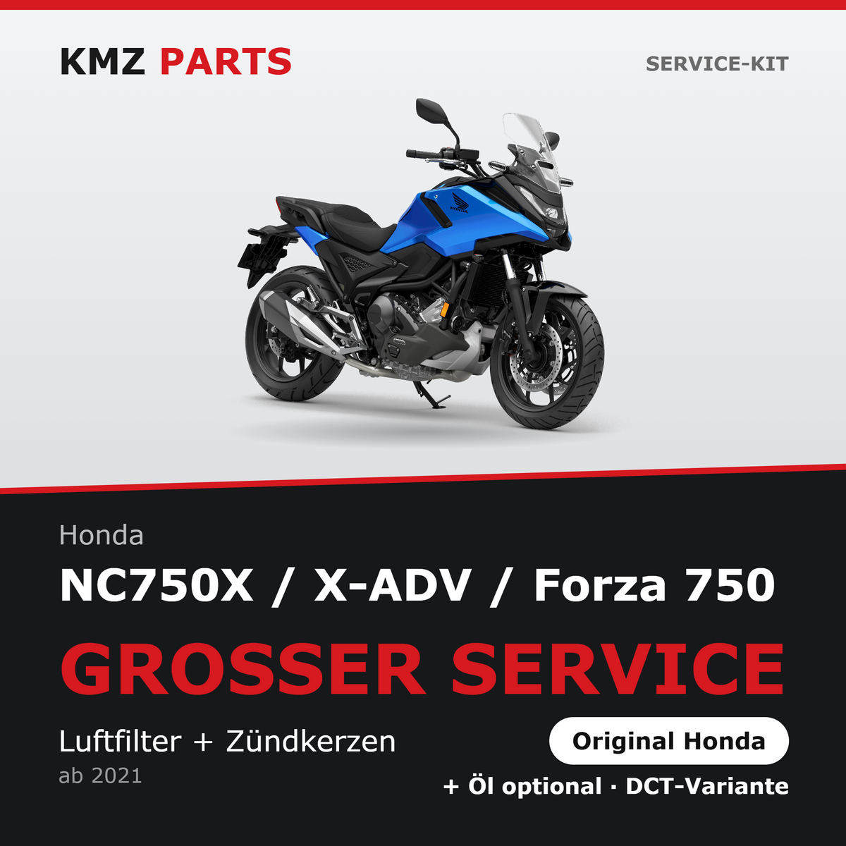 Honda NC750X / X-ADV / Forza 750 Service-Kit – Großer Service