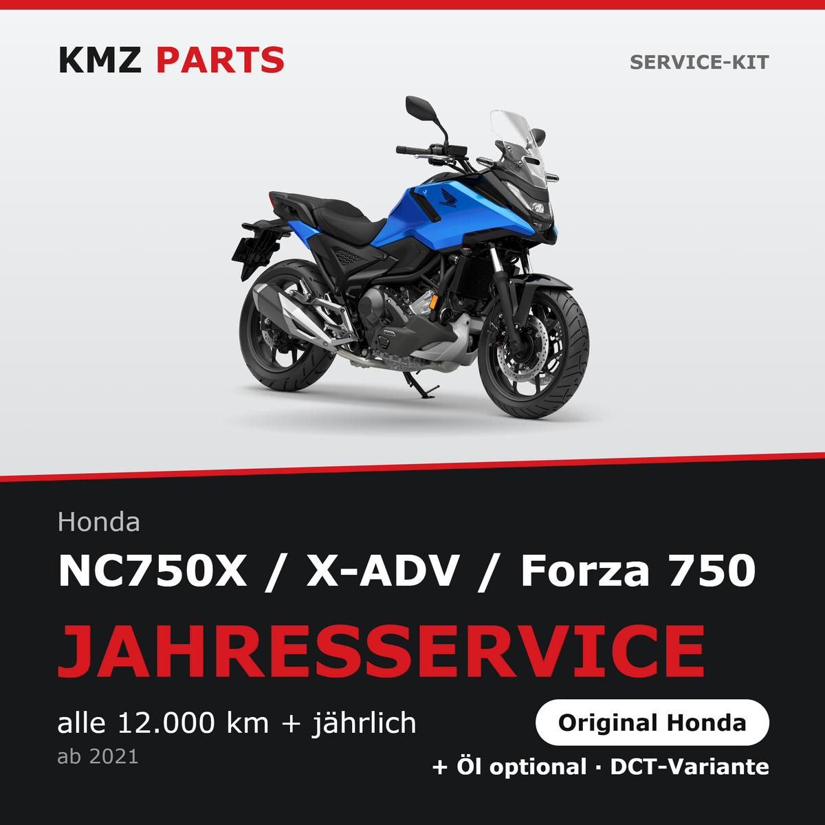 Honda NC750X / X-ADV / Forza 750 Service-Kit – Jahresservice