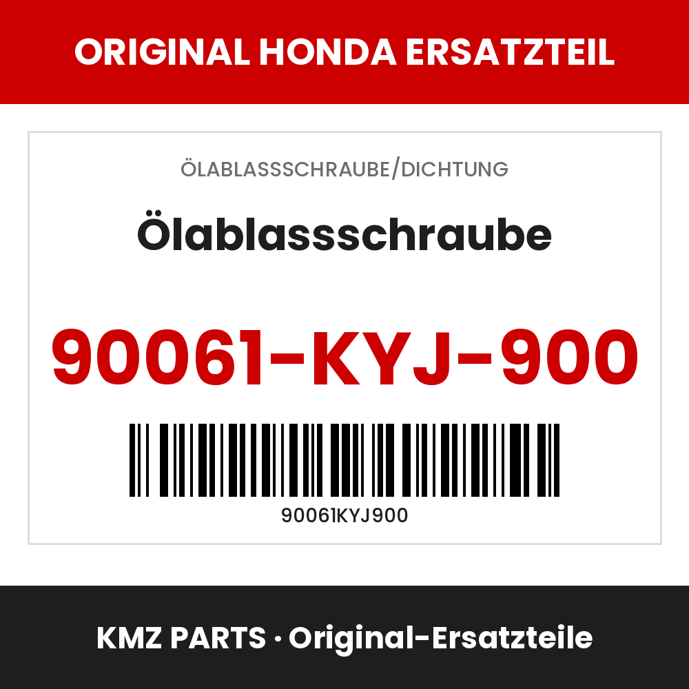 Honda Original Ölablassschraube 90061-KYJ-900