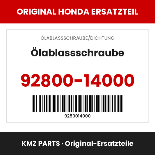 Honda Original Ölablassschraube 92800-14000