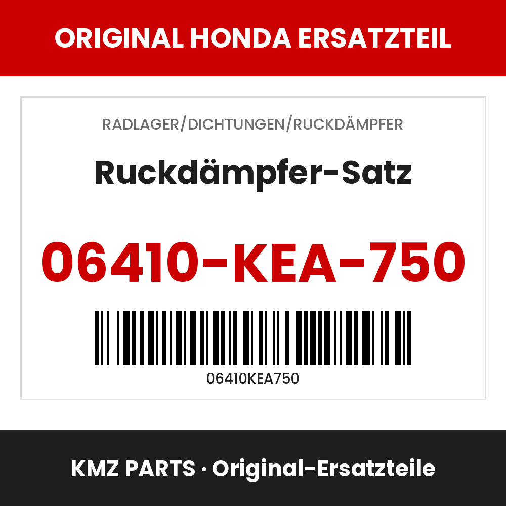 Honda Original Ruckdämpfer-Satz 06410-KEA-750