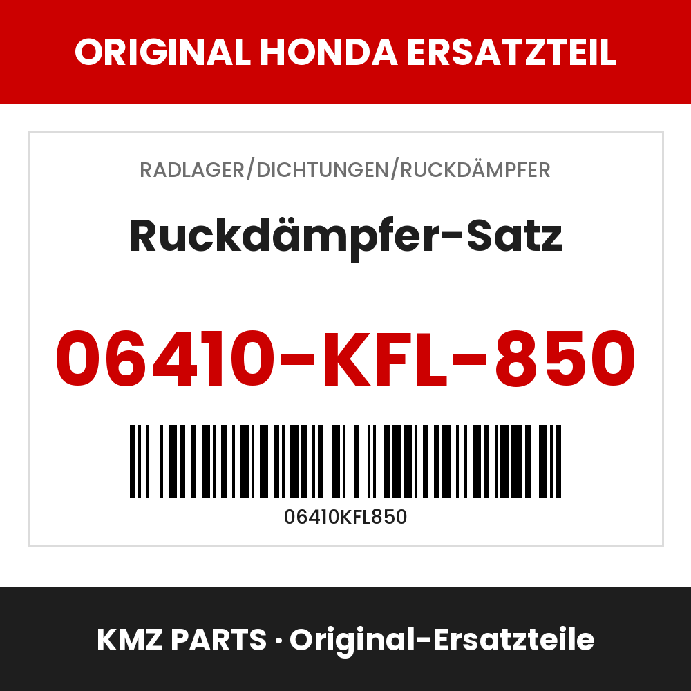 Honda Original Ruckdämpfer-Satz 06410-KFL-850