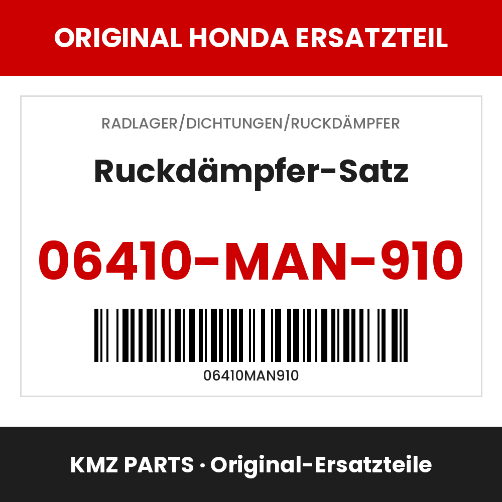 Honda Original Ruckdämpfer-Satz 06410-MAN-910