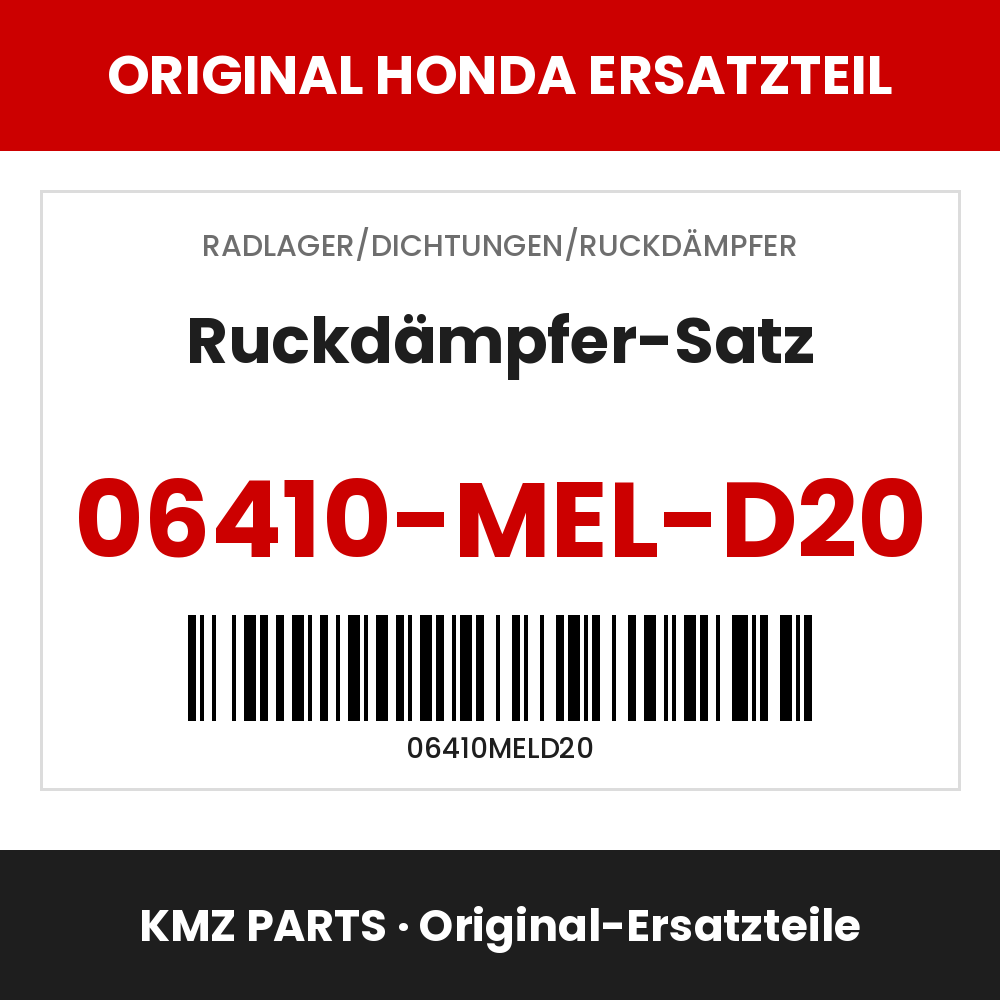 Honda Original Ruckdämpfer-Satz 06410-MEL-D20