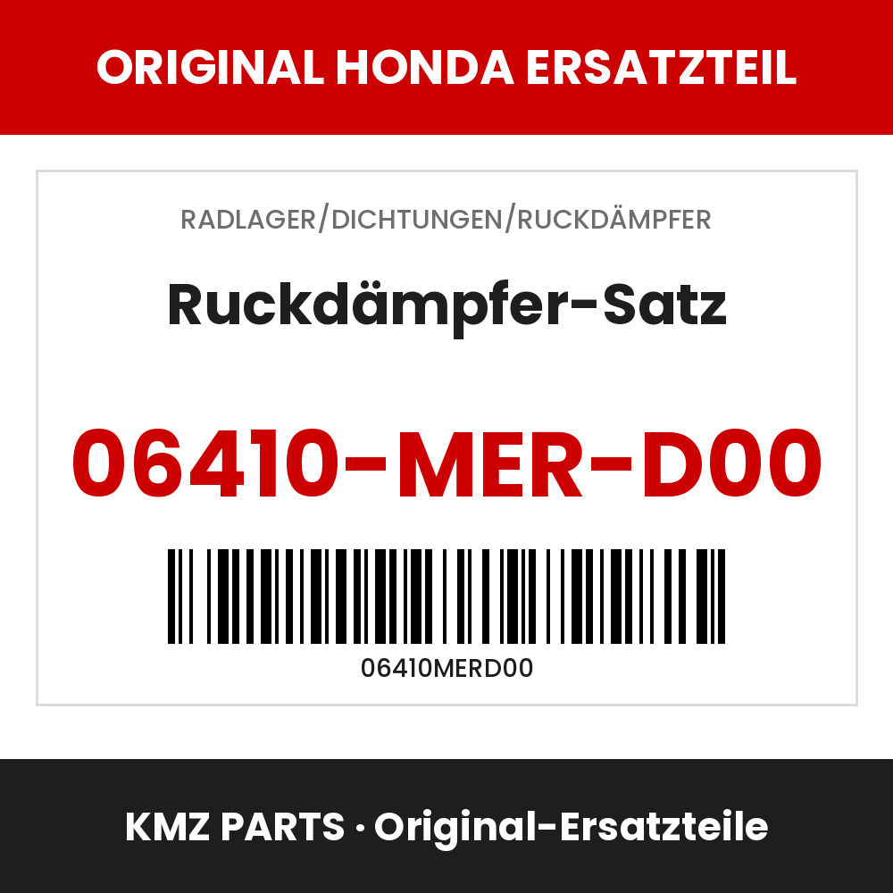 Honda Original Ruckdämpfer-Satz 06410-MER-D00