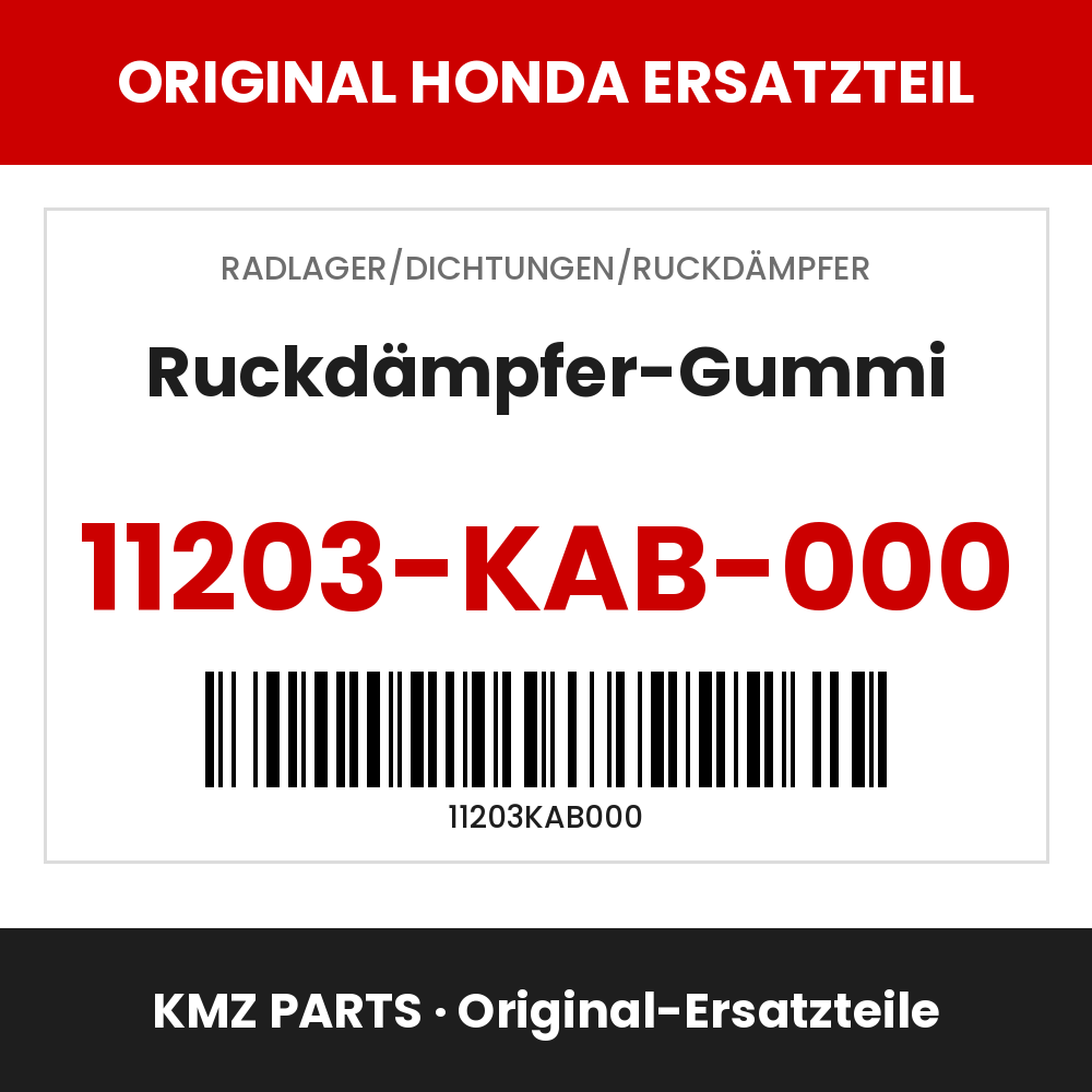 Honda Original Ruckdämpfer-Gummi 11203-KAB-000