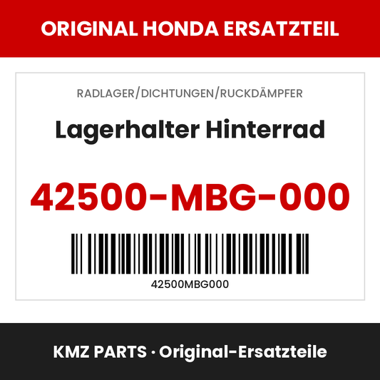 Honda Original Lagerhalter Hinterrad 42500-MBG-000