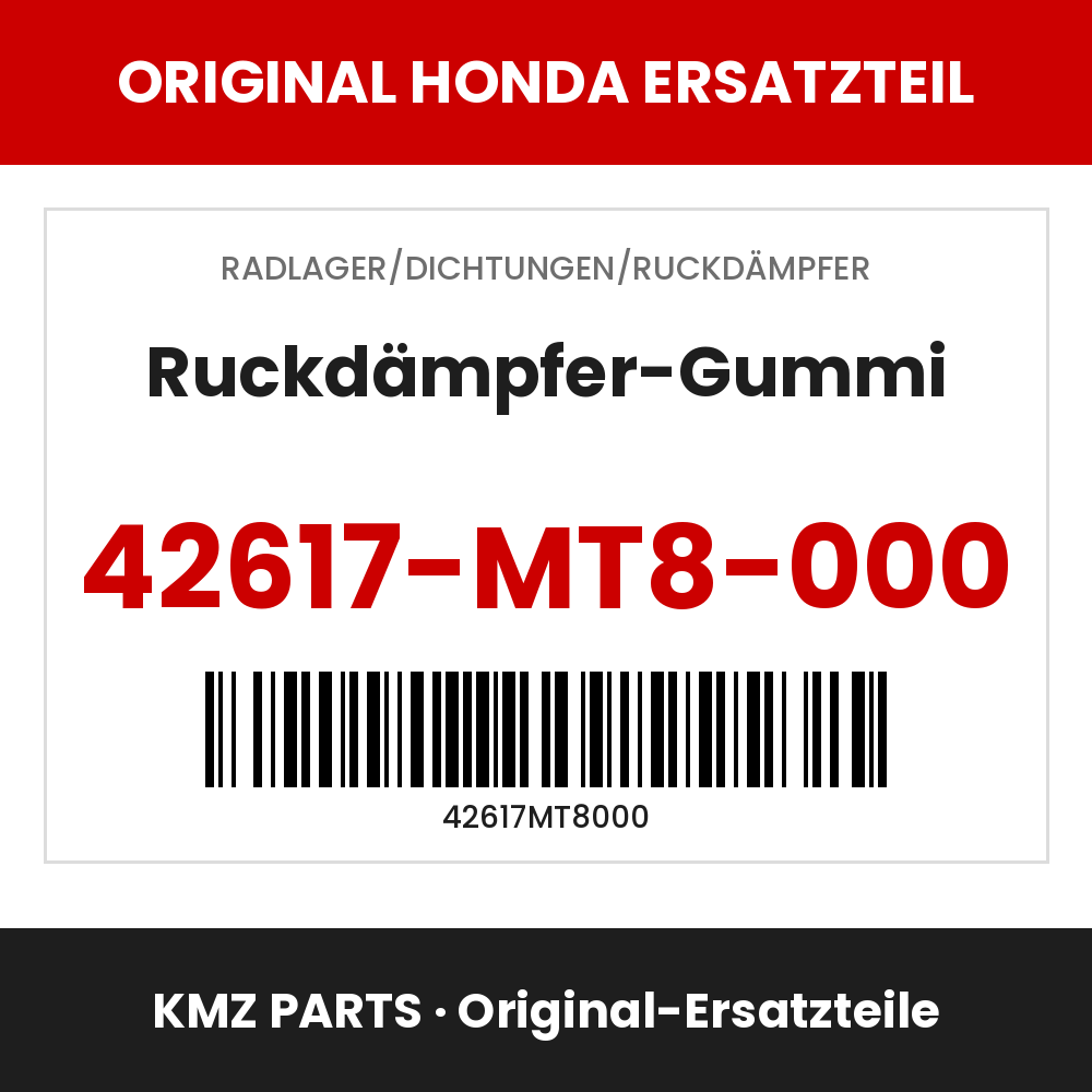 Honda Original Ruckdämpfer-Gummi 42617-MT8-000