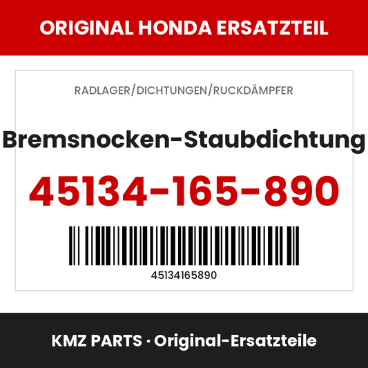 Honda Original Bremsnocken-Staubdichtung 45134-165-890