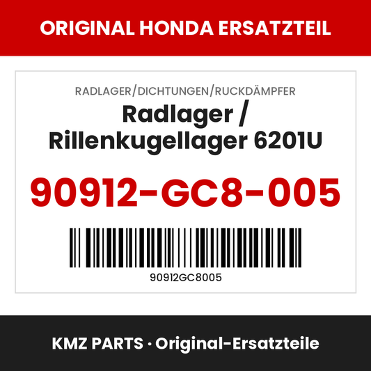 Honda Original Radlager / Rillenkugellager 6201U 90912-GC8-005