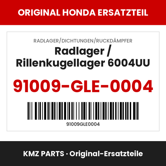 Honda Original Radlager / Rillenkugellager 6004UU 91009-GLE-0004